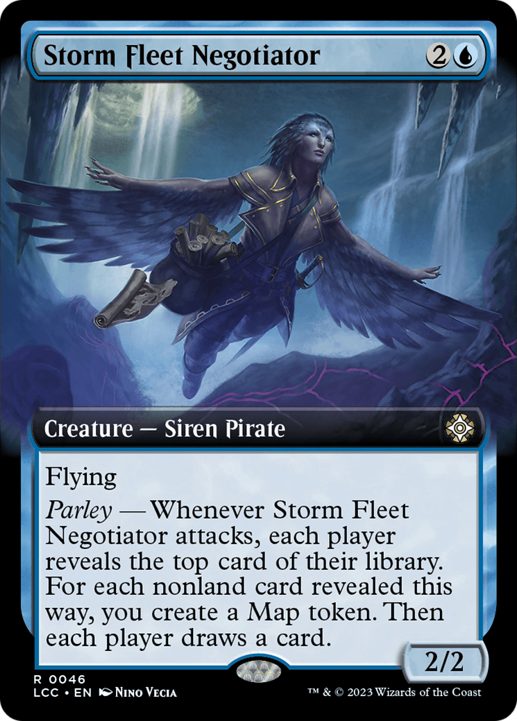 Storm Fleet Negotiator (Extended Art) [The Lost Caverns of Ixalan Commander] | Chromatic Games