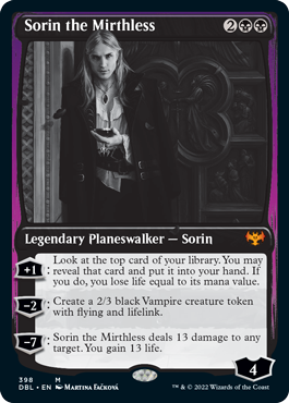 Sorin the Mirthless [Innistrad: Double Feature] | Chromatic Games