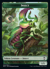 Ogre // Insect Double-Sided Token [Streets of New Capenna Commander Tokens] | Chromatic Games