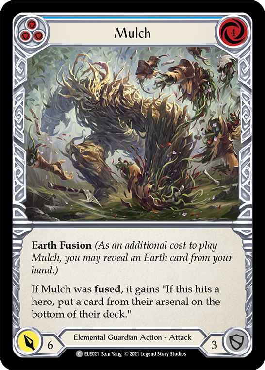 Mulch (Blue) [ELE021] (Tales of Aria)  1st Edition Rainbow Foil | Chromatic Games