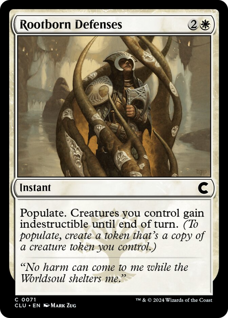 Rootborn Defenses [Ravnica: Clue Edition] | Chromatic Games