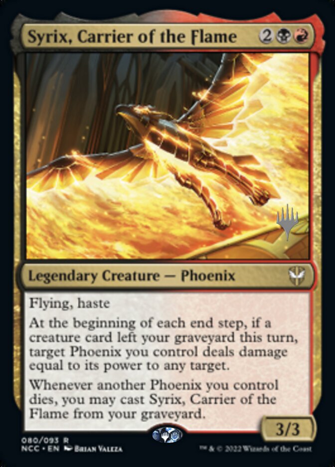 Syrix, Carrier of the Flame (Promo Pack) [Streets of New Capenna Commander Promos] | Chromatic Games