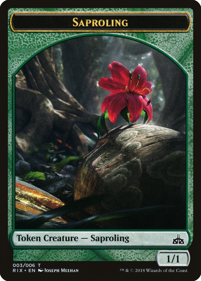 Saproling Token [Rivals of Ixalan Tokens] | Chromatic Games