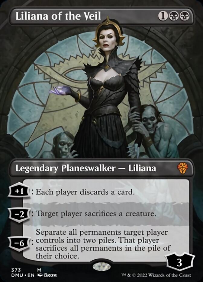 Liliana of the Veil (Borderless) [Dominaria United] | Chromatic Games