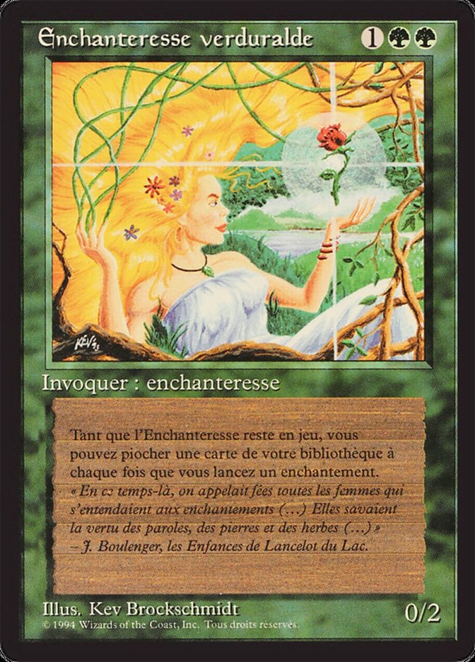 Verduran Enchantress [Foreign Black Border] | Chromatic Games