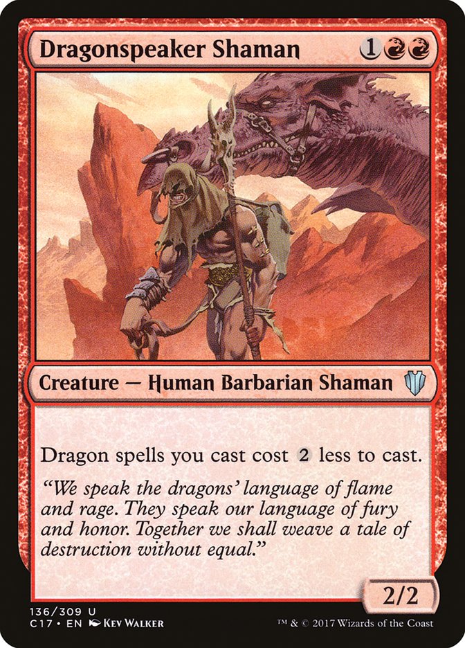 Dragonspeaker Shaman [Commander 2017] | Chromatic Games