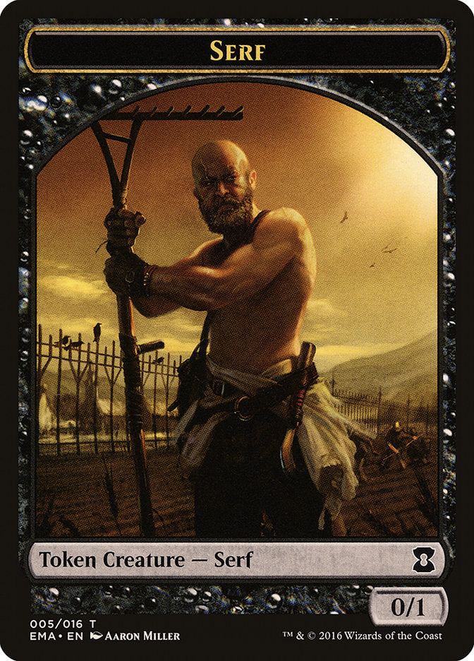 Serf Token [Eternal Masters Tokens] | Chromatic Games