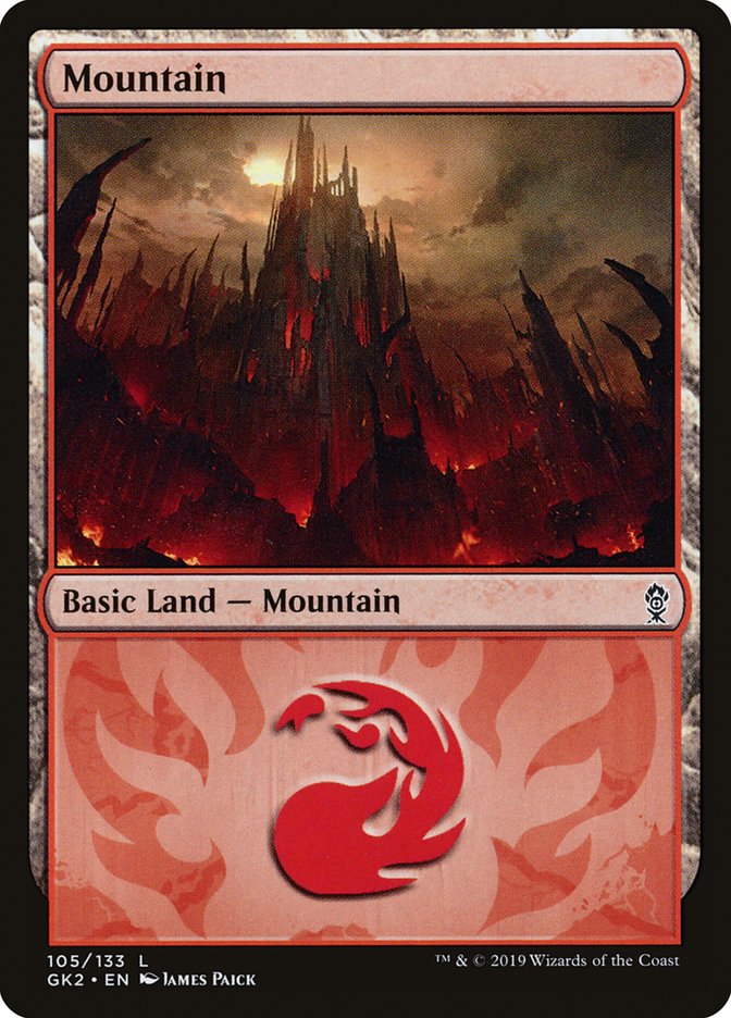 Mountain (105) [Ravnica Allegiance Guild Kit] | Chromatic Games