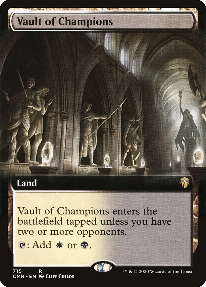 Vault of Champions (Extended Art) [Commander Legends] | Chromatic Games