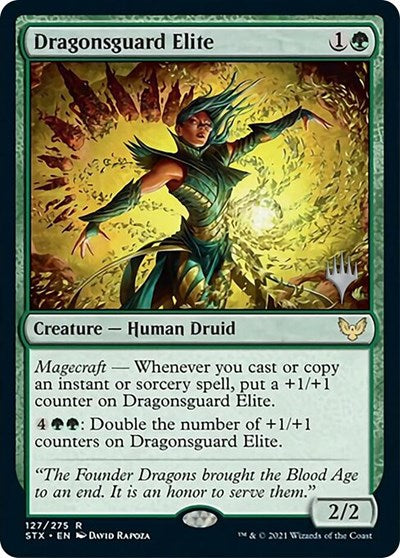 Dragonsguard Elite (Promo Pack) [Strixhaven: School of Mages Promos] | Chromatic Games