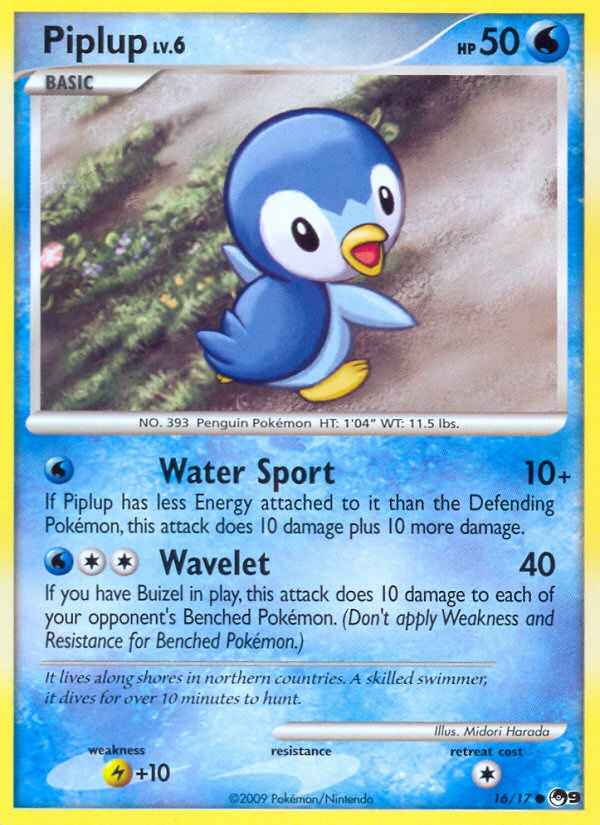 Piplup (16/17) [POP Series 9] | Chromatic Games