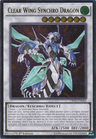 Clear Wing Synchro Dragon (UTR) [CROS-EN046] Ultimate Rare | Chromatic Games