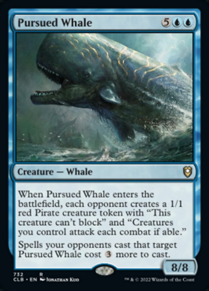 Pursued Whale [Commander Legends: Battle for Baldur's Gate] | Chromatic Games