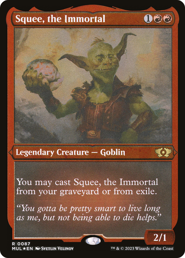 Squee, the Immortal (Foil Etched) [Multiverse Legends] | Chromatic Games