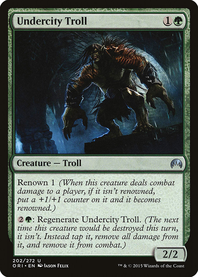 Undercity Troll [Magic Origins] | Chromatic Games