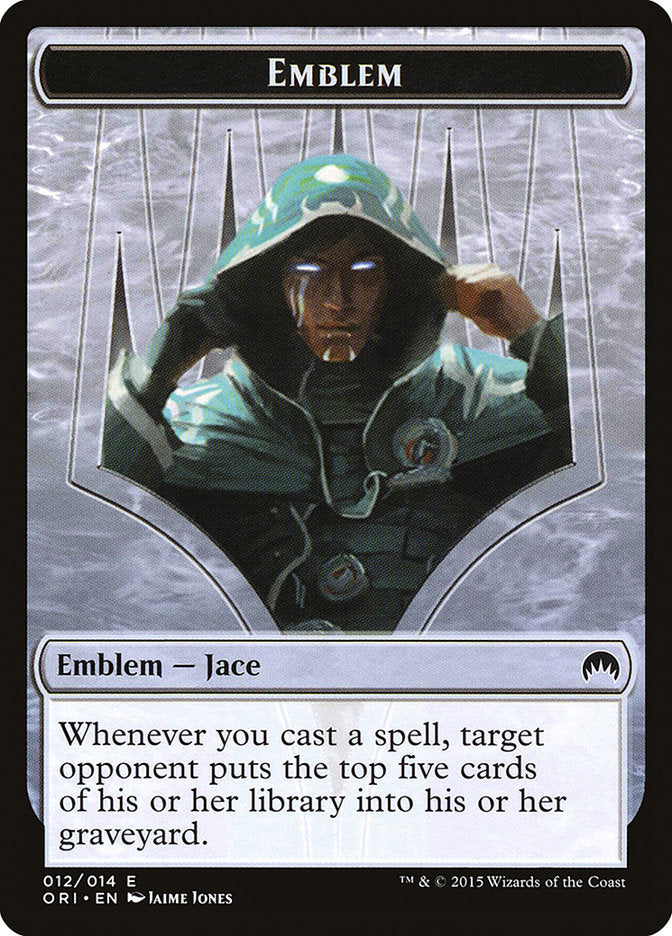 Jace, Telepath Unbound Emblem [Magic Origins Tokens] | Chromatic Games