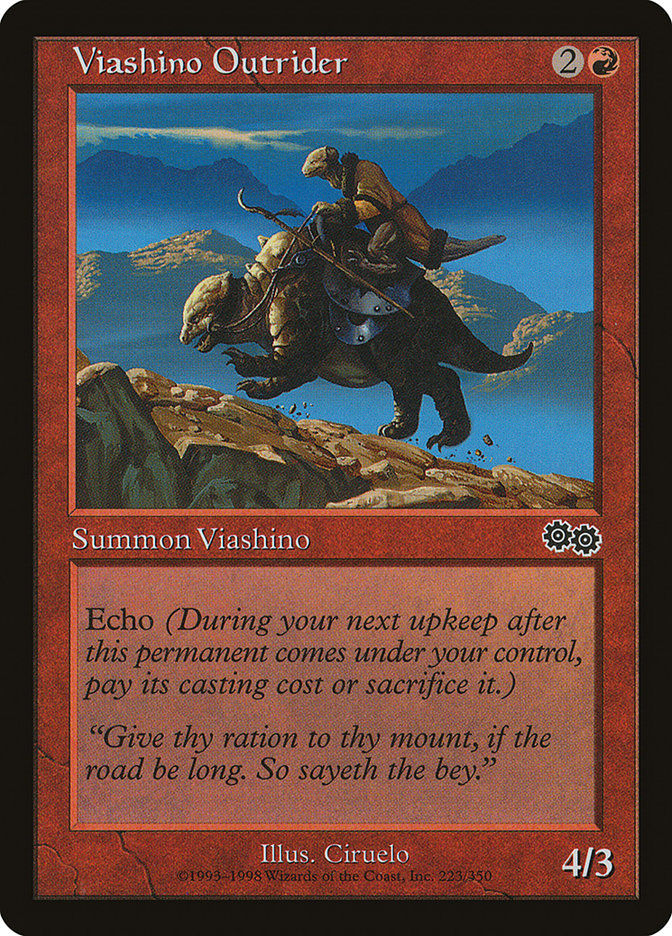 Viashino Outrider [Urza's Saga] | Chromatic Games