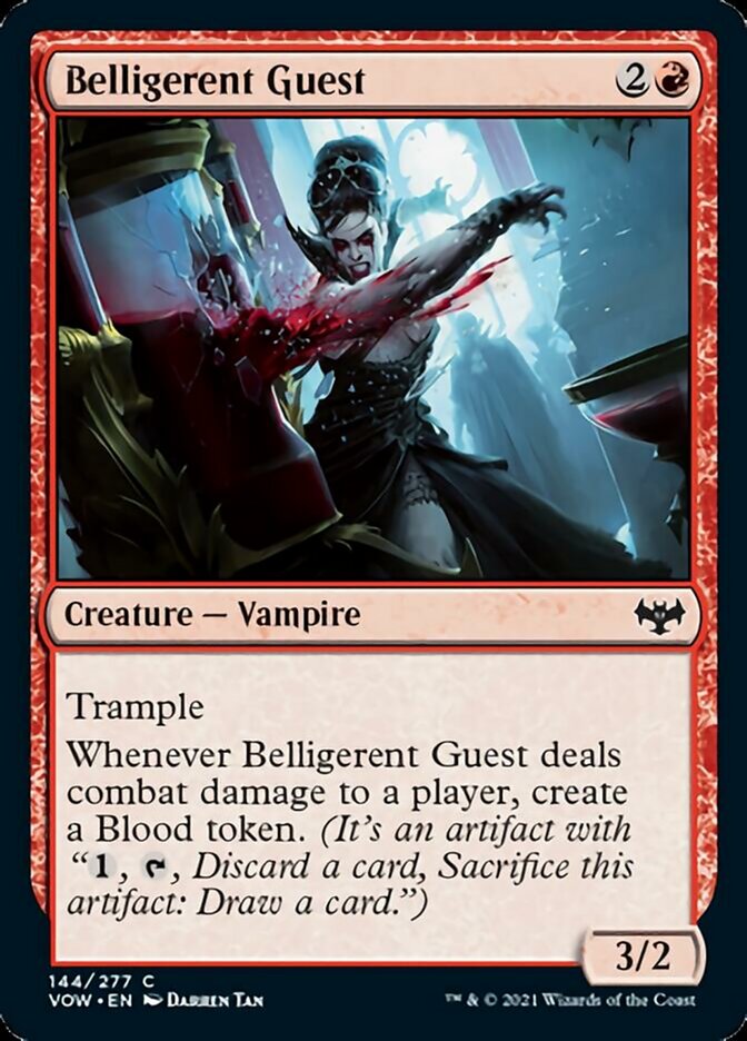 Belligerent Guest [Innistrad: Crimson Vow] | Chromatic Games