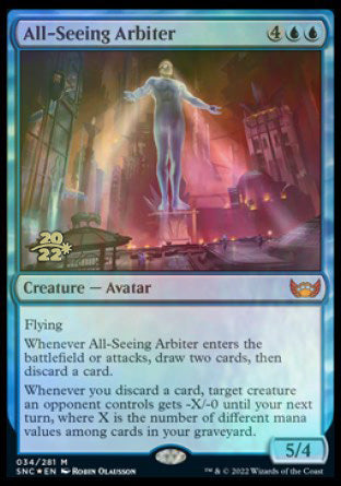 All-Seeing Arbiter [Streets of New Capenna Prerelease Promos] | Chromatic Games