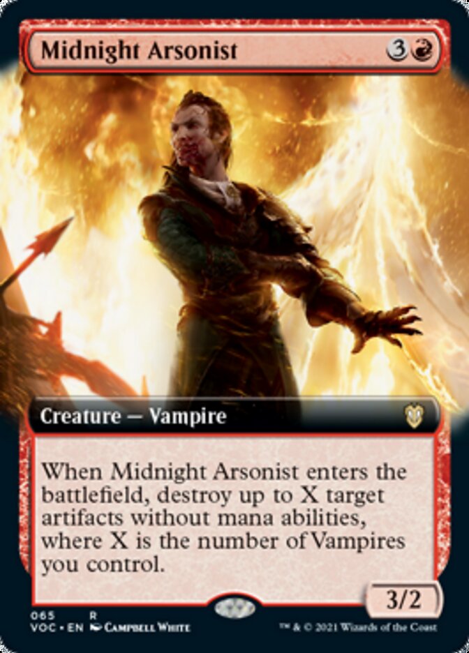 Midnight Arsonist (Extended Art) [Innistrad: Crimson Vow Commander] | Chromatic Games