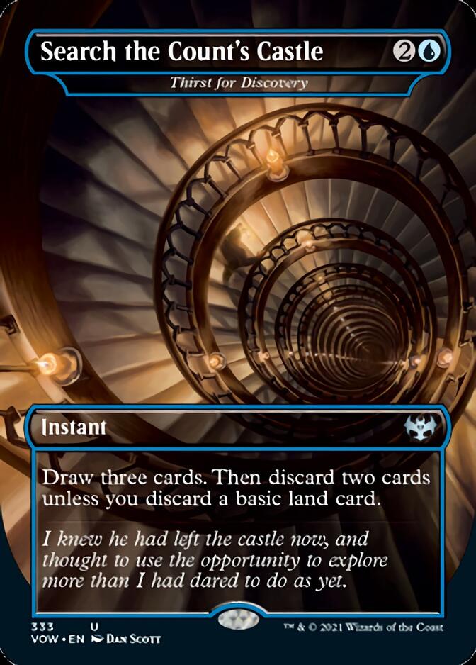 Thirst for Discovery - Search the Count's Castle [Innistrad: Crimson Vow] | Chromatic Games