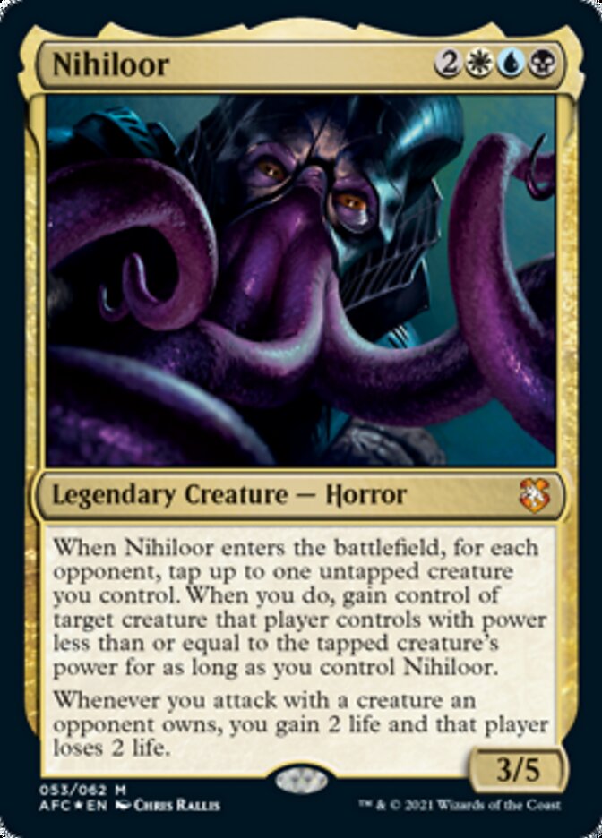 Nihiloor [Dungeons & Dragons: Adventures in the Forgotten Realms Commander] | Chromatic Games