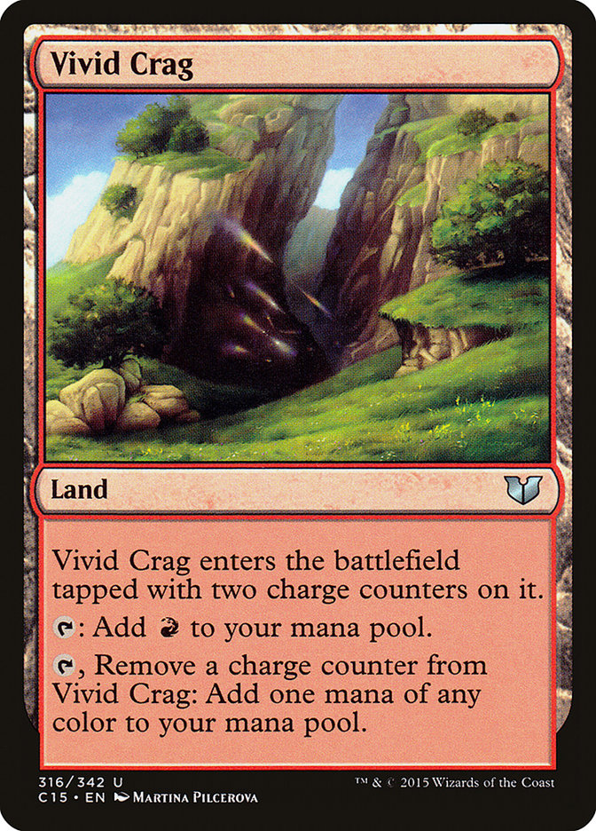 Vivid Crag [Commander 2015] | Chromatic Games