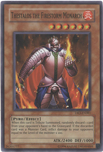 Thestalos the Firestorm Monarch [DR3-EN081] Super Rare | Chromatic Games
