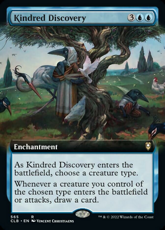 Kindred Discovery (Extended Art) [Commander Legends: Battle for Baldur's Gate] | Chromatic Games