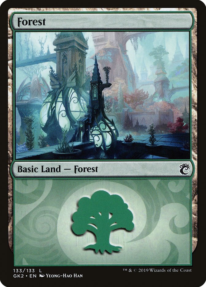 Forest (133) [Ravnica Allegiance Guild Kit] | Chromatic Games