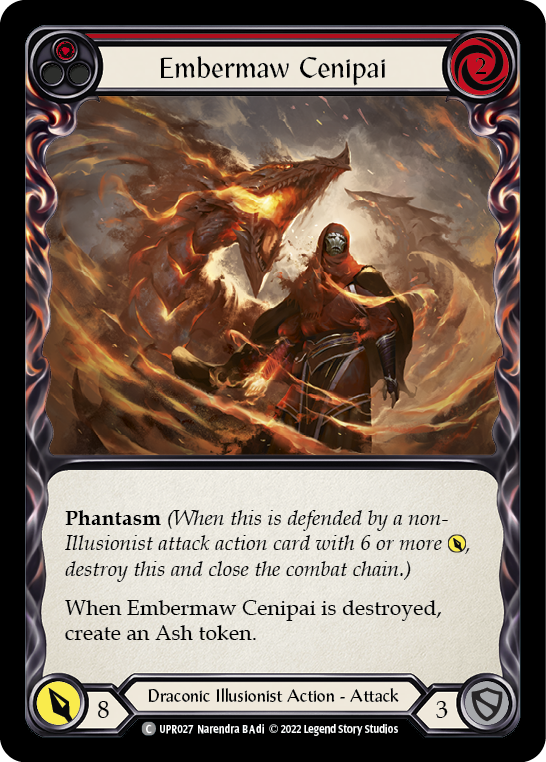 Embermaw Cenipai (Red) [UPR027] (Uprising)  Rainbow Foil | Chromatic Games