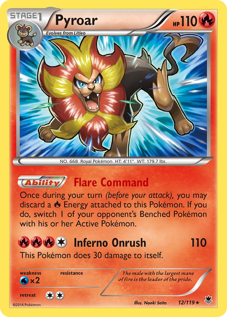 Pyroar (XY Phantom Forces) [Theme Deck Exclusives] | Chromatic Games