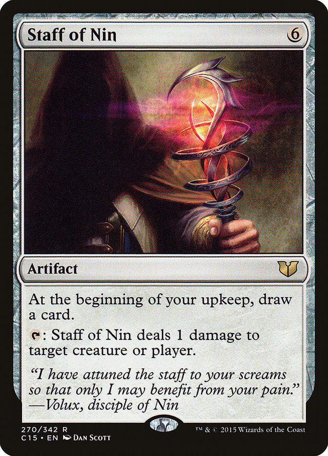 Staff of Nin [Commander 2015] | Chromatic Games