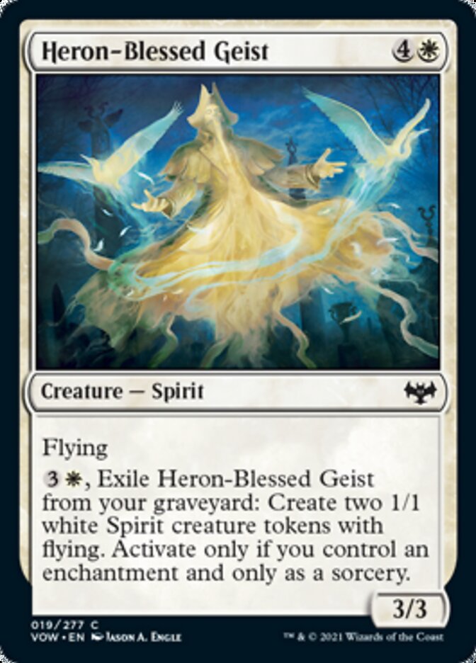 Heron-Blessed Geist [Innistrad: Crimson Vow] | Chromatic Games