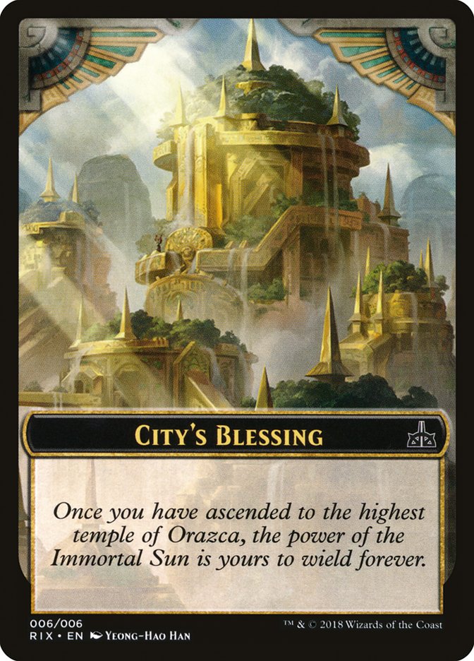 City's Blessing [Rivals of Ixalan Tokens] | Chromatic Games