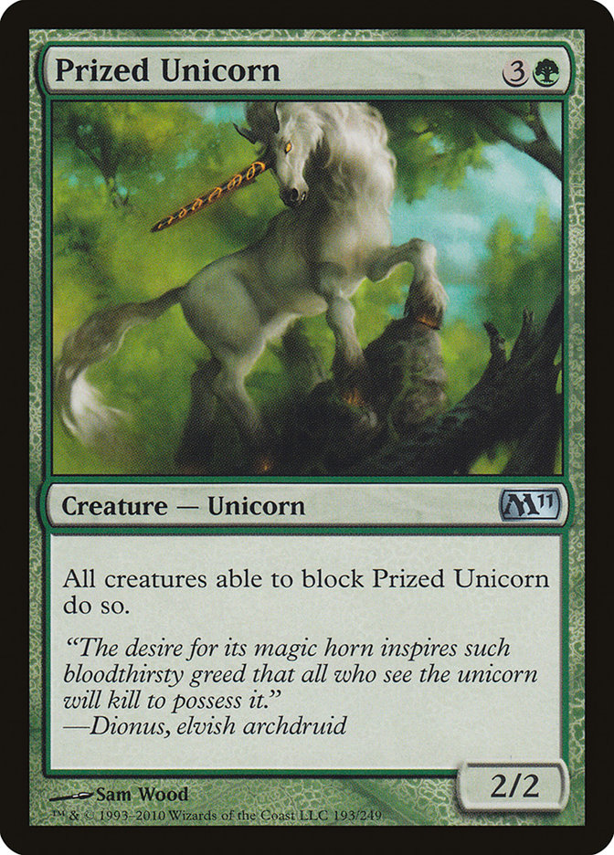 Prized Unicorn [Magic 2011] | Chromatic Games