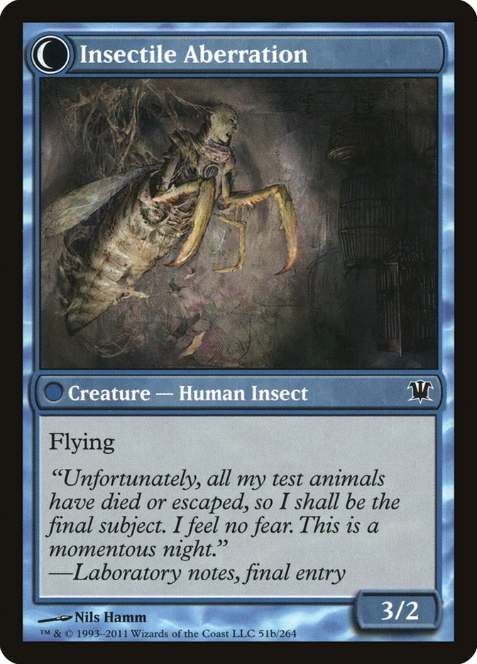 Delver of Secrets // Insectile Aberration [Innistrad] | Chromatic Games