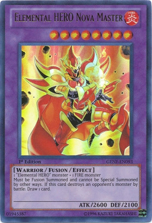 Elemental HERO Nova Master [GENF-EN093] Ultra Rare | Chromatic Games