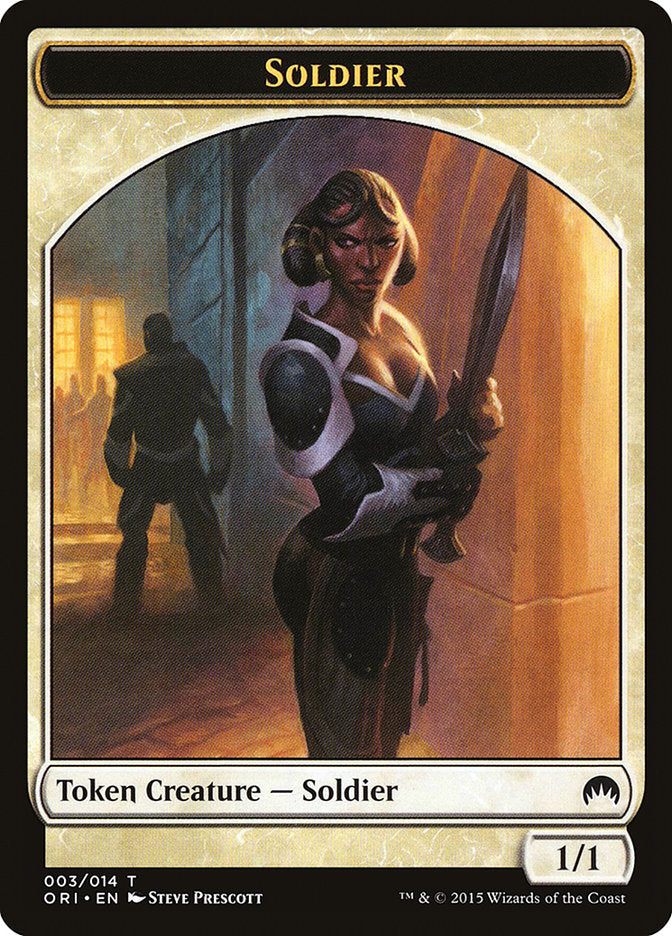 Soldier Token [Magic Origins Tokens] | Chromatic Games