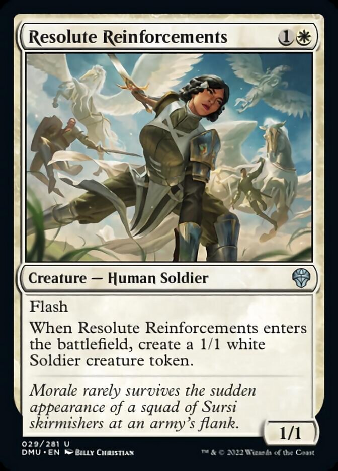 Resolute Reinforcements [Dominaria United] | Chromatic Games