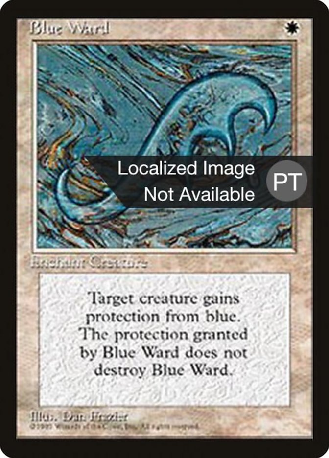 Blue Ward [Fourth Edition (Foreign Black Border)] | Chromatic Games