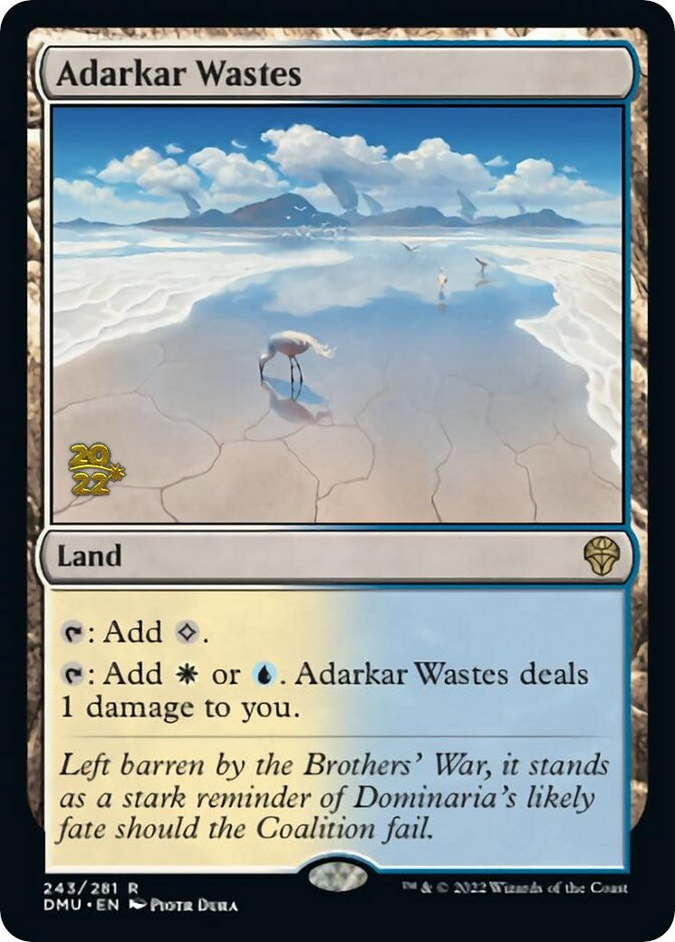 Adarkar Wastes [Dominaria United Prerelease Promos] | Chromatic Games