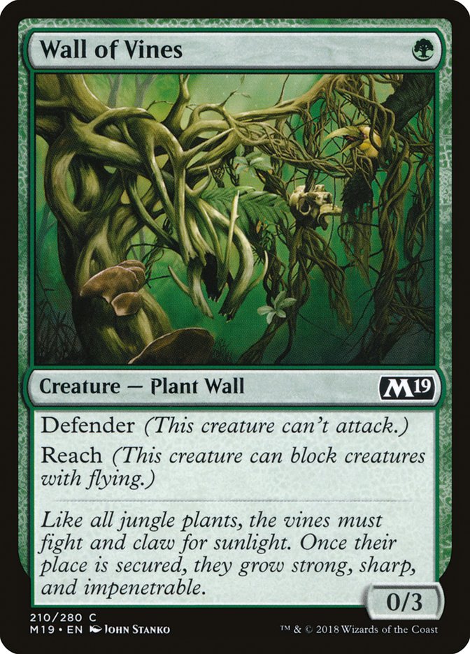 Wall of Vines [Core Set 2019] | Chromatic Games