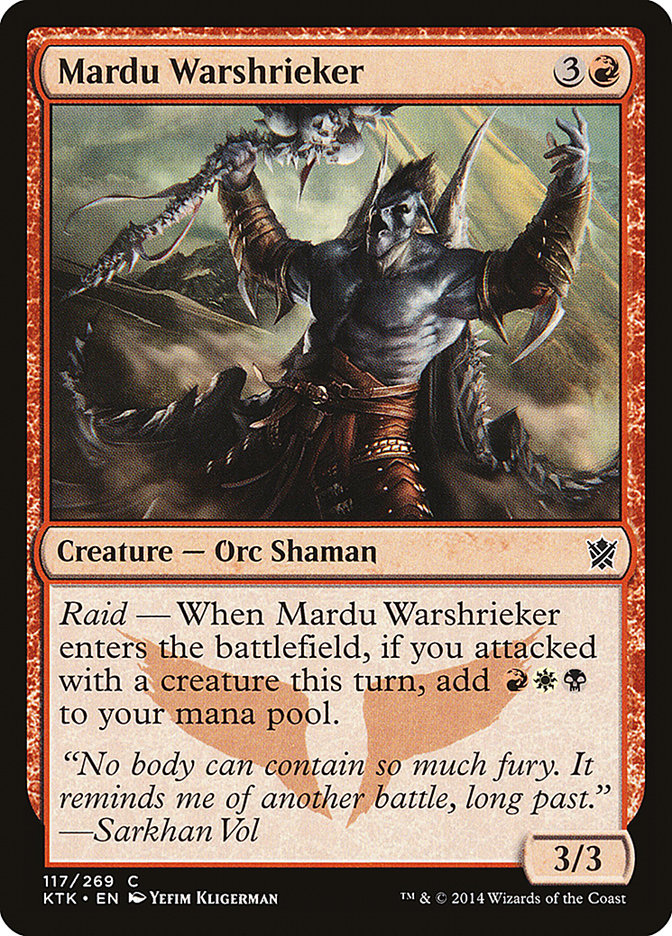 Mardu Warshrieker [Khans of Tarkir] | Chromatic Games