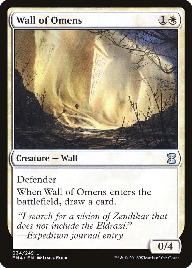 Wall of Omens [Eternal Masters] | Chromatic Games