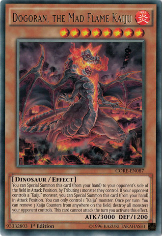 Dogoran, the Mad Flame Kaiju [CORE-EN087] Rare | Chromatic Games