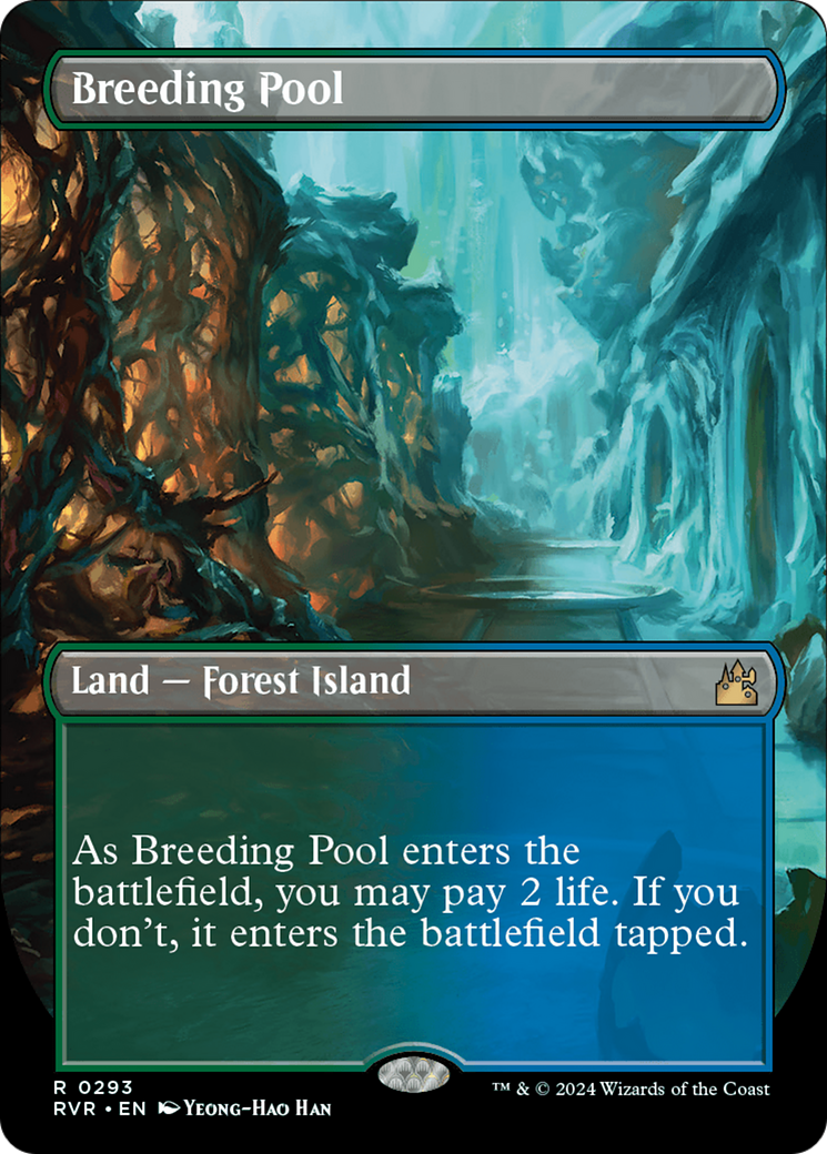 Breeding Pool (Borderless) [Ravnica Remastered] | Chromatic Games