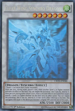 Clear Wing Synchro Dragon (Ghost Rare) [CROS-EN046] Ghost Rare | Chromatic Games