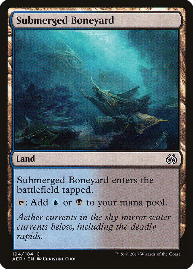 Submerged Boneyard [Aether Revolt] | Chromatic Games