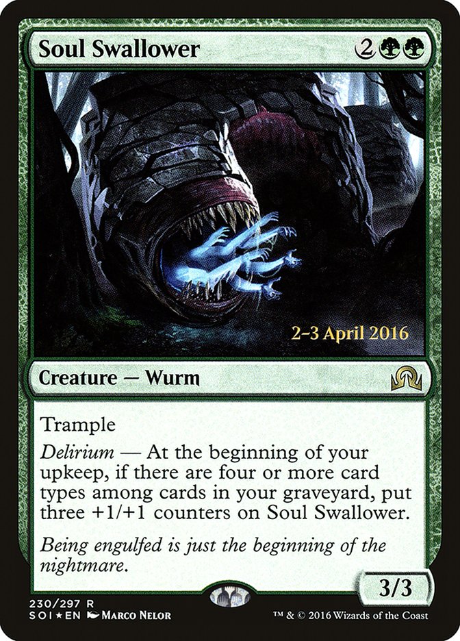 Soul Swallower [Shadows over Innistrad Prerelease Promos] | Chromatic Games